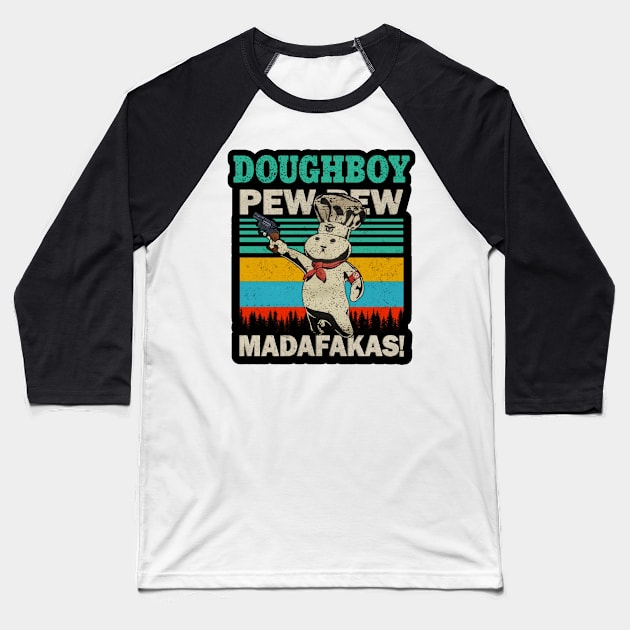 VINTAGE DOUGHBOYS PEW PEW Baseball T-Shirt by Angelmuvon